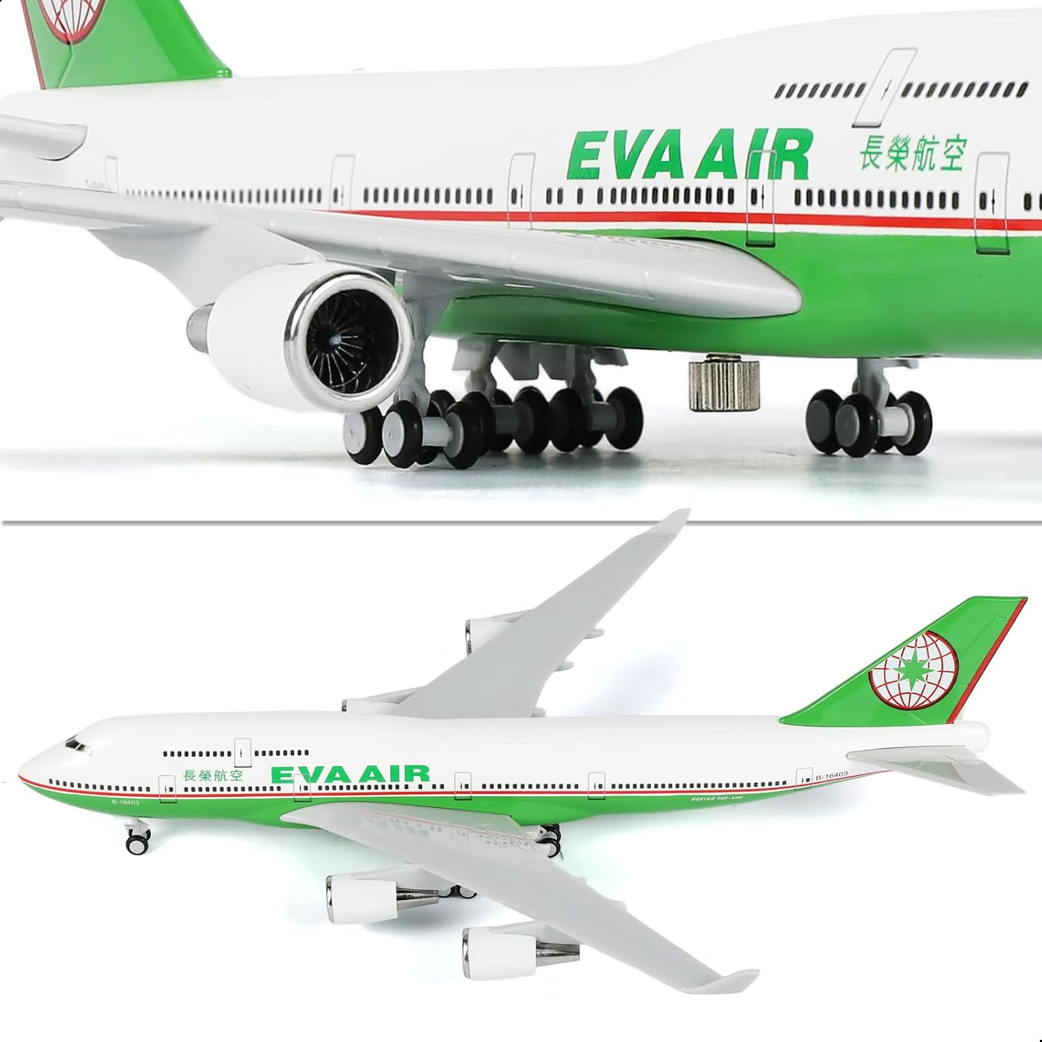 نموذج طائرة إير بي 747 مصنوع م - مراجعة Model Kit Eva وسعره