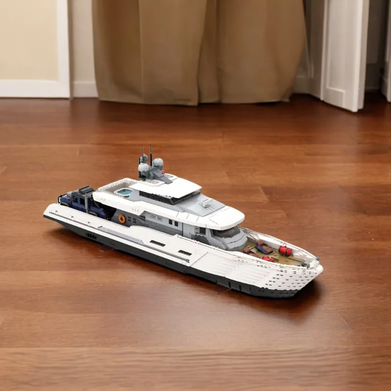 4367 قطعة من مكعبات البناء الت - مراجعة Model Kit Yacht وسعره