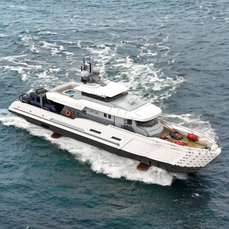 4367 قطعة من مكعبات البناء الت - مراجعة Model Kit Yacht وسعره