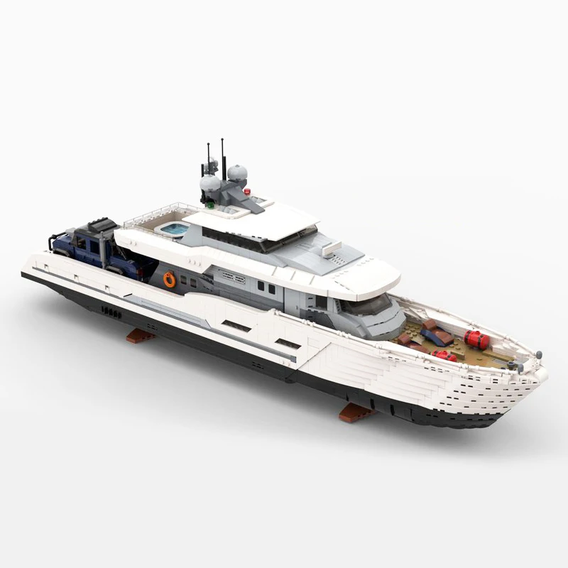 4367 قطعة من مكعبات البناء الت - مراجعة Model Kit Yacht وسعره