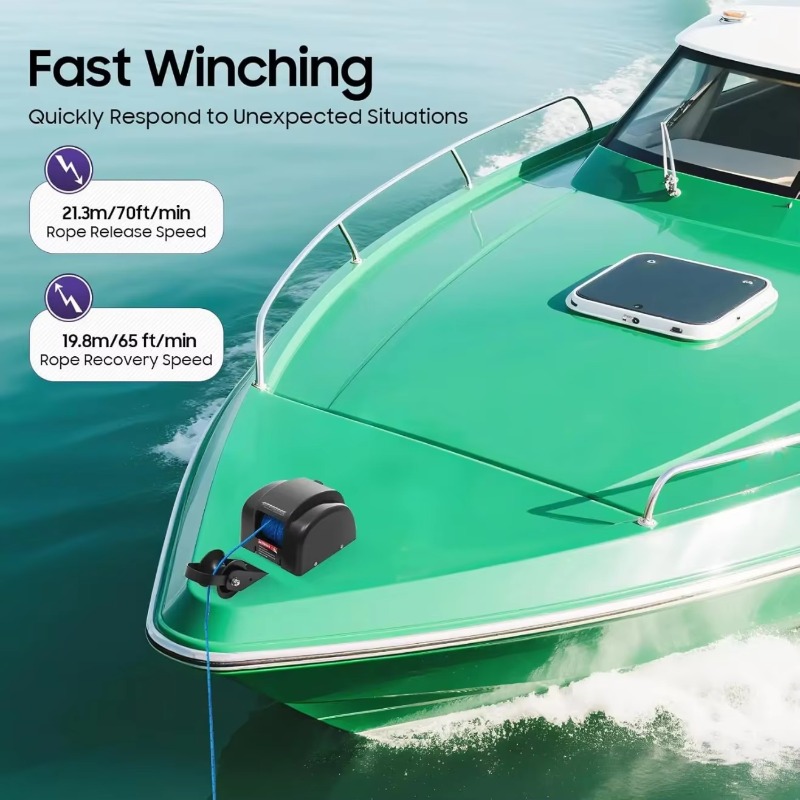 ونش مرساة كهربائي 12 فولت طراز - مراجعة Model Kit Yacht وسعره